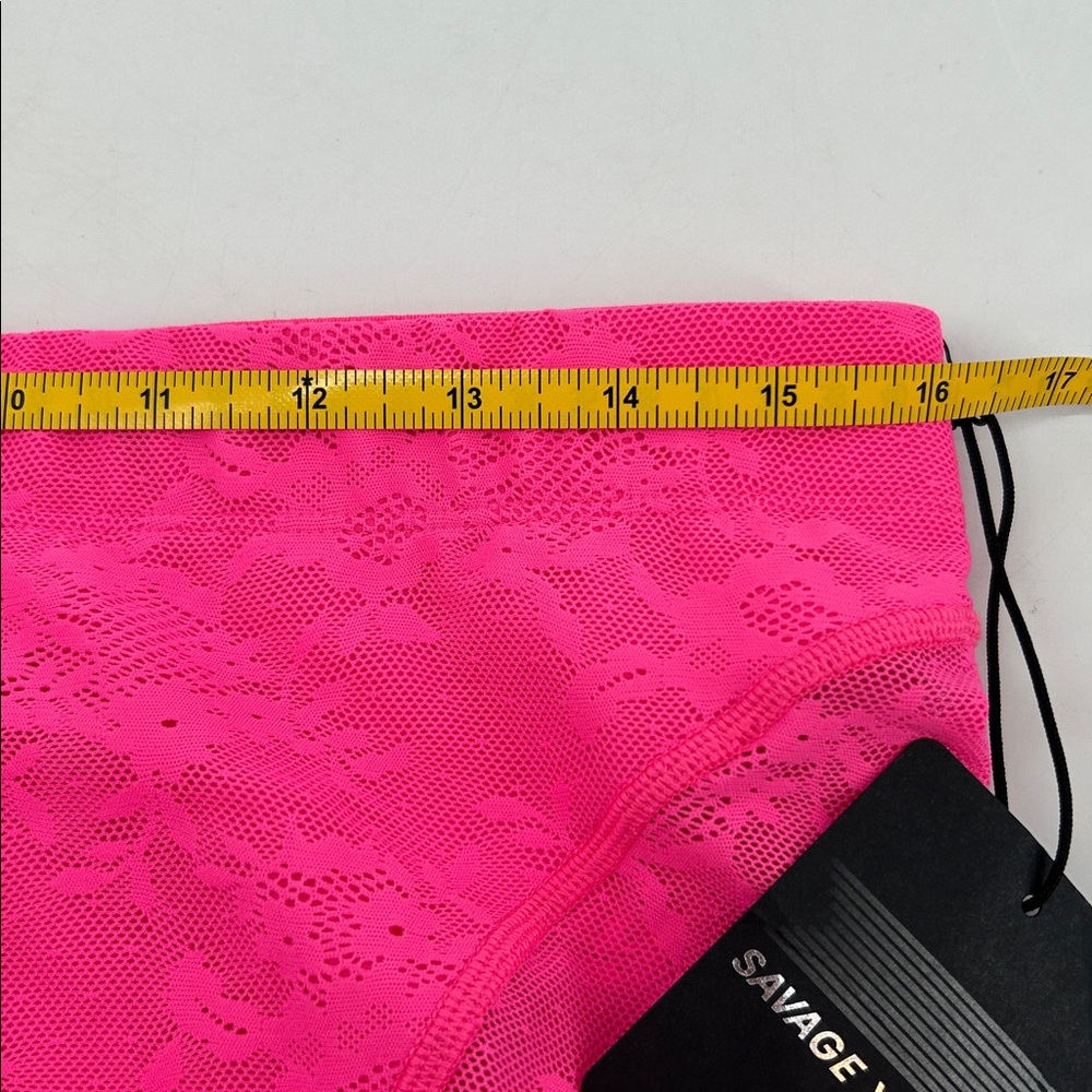 NWT Savage x Fenty Lace Race High-Waist Legging in Pink Palace Size 2X NEW - Picture 14 of 14